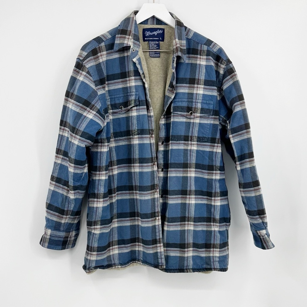 Wrangler Vintage Granolacore Plaid Shacket Size Large